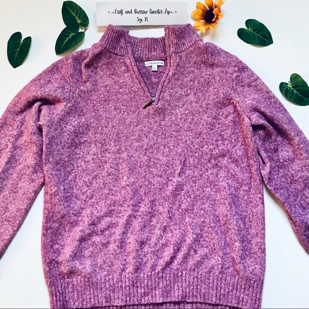 Soft Purple Croft&Barrow Quarter Zip 💜